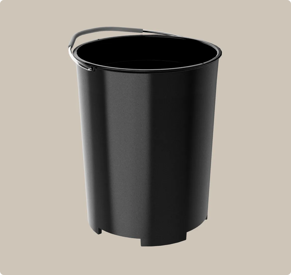 Cubo interior de 2,5 L del Dreame SF25 WiFi Triturador de basura – volumen suficiente para los residuos diarios de una familia